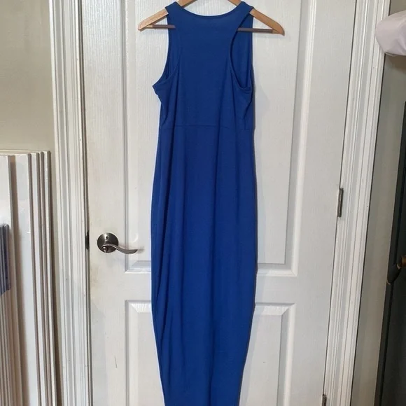 Size S royal blue tulip maxi dress - Picture 4 of 5